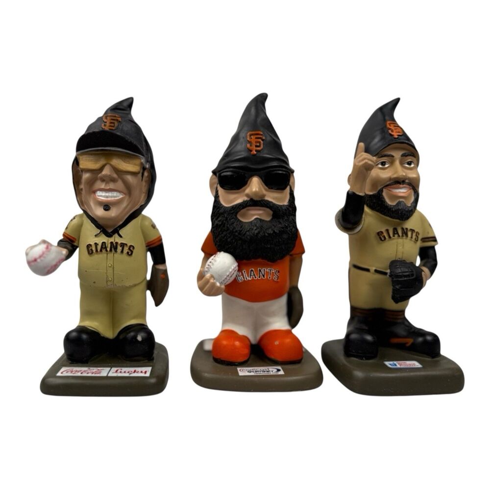 BOBBLE TIM BRIAM WILSON SERGIO ROMO LINCECUM GNOMES SF GIANTS 2012-13